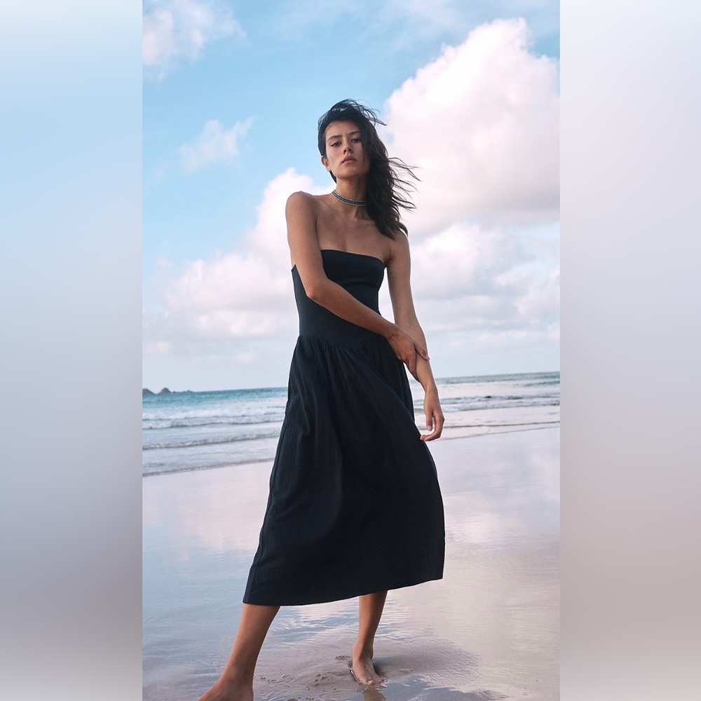 Free People Onda Drop-Waist Tube Midi size XS